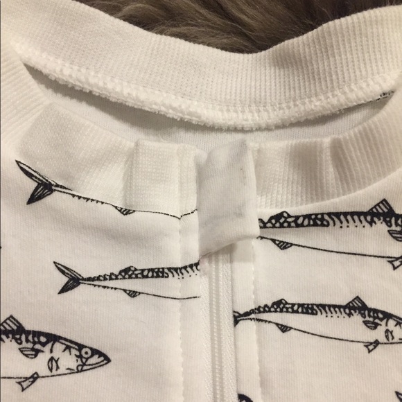 Baby Onesie Pajama with Fishies - Picture 4 of 6